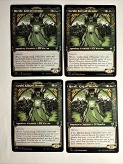 4x Mtg Kaldheim Harald, King Of Skemfar Showcase NM/M Magic The Gathering - Image 1