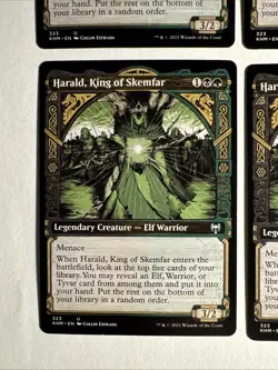 4x Mtg Kaldheim Harald, King Of Skemfar Showcase NM/M Magic The Gathering - Image 2
