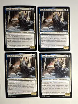 4x Mtg Kaldheim Narfi, Betrayer King NM/M Magic The Gathering - Image 1