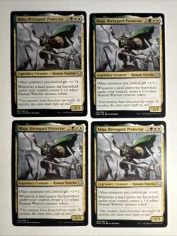 4x Mtg Kaldheim Maja, Bretagard Protector NM/M Magic The Gathering - Image 1