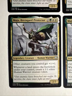 4x Mtg Kaldheim Maja, Bretagard Protector NM/M Magic The Gathering - Image 2