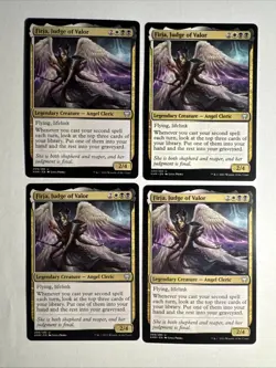 4x Mtg Kaldheim Firja, Judge Of Valor NM/M Magic The Gathering - Image 1