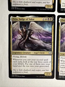 4x Mtg Kaldheim Firja, Judge Of Valor NM/M Magic The Gathering - Image 2