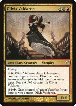 Magic MTG - Olivia Voldaren - Innistrad - EXC - EN - FOIL - Image 1