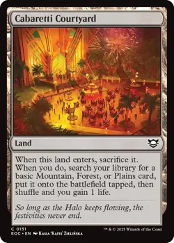 MTG Edge of Eternities Commander - Cabaretti Courtyard - Image 1