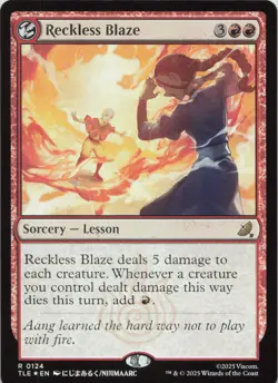 Reckless Blaze - FOIL - R Avatar: The Last Airbender: Eternal-Legal 124 - MTG - Image 1