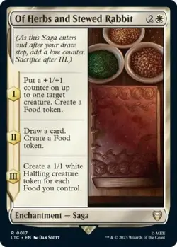 MTG The Lord of the Rings Commander - Of Herbs and Stewed Rabbit - Image 1