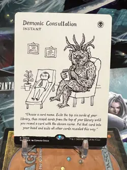 MTG | Demonic Consultation [Secret Lair Encyclopedia] NF - Image 1