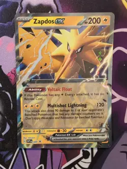 Pokemon TCG Zapdos EX SVP Black Star Promo Card 049 Regular Promo - Image 1