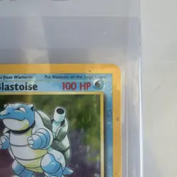 Pokemon Blastoise Base Set 2/102 100 HP Holo Rare English Card - Image 4