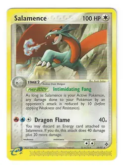 Salamence 19/97 - Ex Dragon - Rare - Vintage E-reader Pokemon TCG WoTC - LP - Image 1
