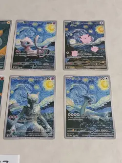 8 Pokemon x Van Gogh Black Star Promo ACG Art Card - read description - Image 3