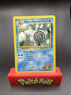 Misty's Poliwrath Gym Heroes Non-Holo Pokemon Rare 31/132 WOTC 2000 NM - Image 1