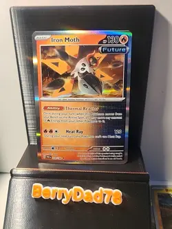 Iron Moth 028/182 Sv04: Paradox Rift Holo Pokemon TCG NM - Image 1