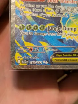 Pokemon Mega Venusaur ex 155/132 Me01: Mega Evolution Holo Pack Fresh - Image 4