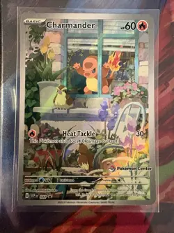 Pokemon Obsidian Flames Charmander SVP 044 Promo Pokemon Center Exclusive - Image 1