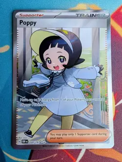 Poppy 220/197 Sv03 - Pokemon TCG Obsidian Flames Ultra Rare Holo - NM - Image 1