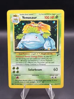 Venusaur 018/130 Base Set 2 Holo Pokemon TCG - Image 1