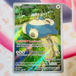 Snorlax (Pokemon Center Exclusive) 051 Scarlet & Violet Promo Holofoil Pokemon - Image 1