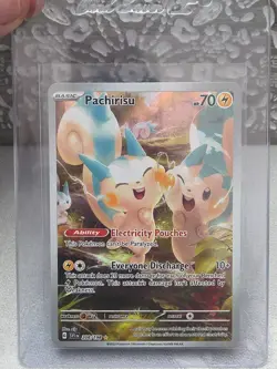 Pachirisu - 208/198 Scarlet & Violet ART RARE Pokemon - NM/MINT - Image 1
