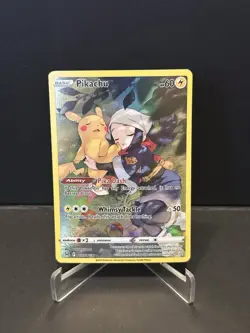 Pokemon Pikachu TG05/TG30 Swsh11: Lost Origin Ultra Rare Full Art Holo - Image 1