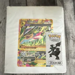 Pokemon TCG Binder Lot Nintendo - Zekrom, Rayquaza, Pikachu, Electabuzz, Luxio - Image 1