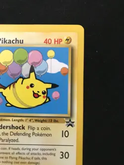 Pokemon English TCG Flying Pikachu 25 Black Star Promo WOTC NM - Image 4