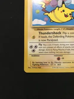 Pokemon English TCG Flying Pikachu 25 Black Star Promo WOTC NM - Image 5