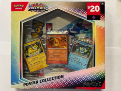 Pokemon Prismatic Evolutions Poster Collection Flareon Vaporeon Jolteon Box - Image 1