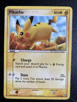 Pokemon TCG Pikachu EX Power Keepers 57/108 Regular Common - Image 1