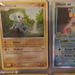 Pokemon TCG EX Emerald Lot of 9, Milotic ex, Girafarig, Mawile, Kirlia, Meditite - Image 4