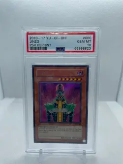 Yugioh Jinzo PSV PSA 10 Pharaoh’s Servant 2010 2017 Reprint Joey - Image 1