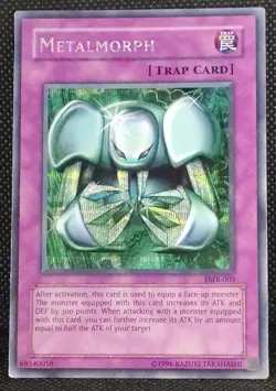 Yu-Gi-Oh! Forbidden Memories Metalmorph FMR-003 Secret Rare Promo Vintage Holo ! - Image 4