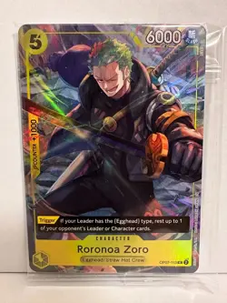 One Piece Card Game Roronoa Zoro OP07-113 Illustration Box Vol.3 Promo Sealed - Image 1