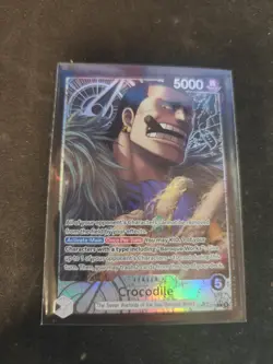One Piece OP14-079 Crocodile Alt Art Leader - English - Near Mint - Image 1