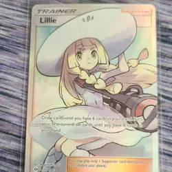 Pokemon Lillie Full Art Holo Trainer-Supporter Card 147/149 English 2017 - Image 1