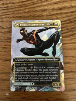 Miles Morales 0200 Borderless Ultimate Spider-Man 2025 Magic: The Gathering Card - Image 2