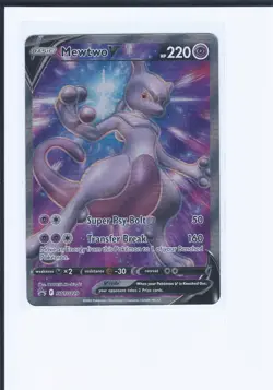 Mewtwo V SWSH229 SWSH: Sword & Shield Promo Cards Holo - Image 1