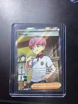 Pokemon TCG Ortega Trainer Prismatic Evolutions Ultra Rare Card 141/131 - Image 1