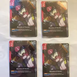 BATTLE OF ACES GD01-111 R GUNDAM CARD GAME OP CARD - Image 1