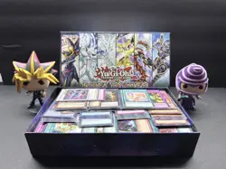 Yu-Gi-Oh Bulk Cards Lot with Yugi and Dark Magician Funk Pops - Image 1
