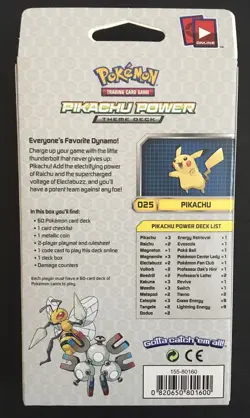Pikachu Theme Deck Power XY Evolutions 60 X Pokemon Cards 2016 RARE SEALED NEW - Image 2