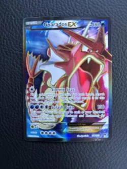 Gyarados EX Full Art 114/122 Breakpoint Ultra Rare Holo Pokemon TCG Card - Image 1