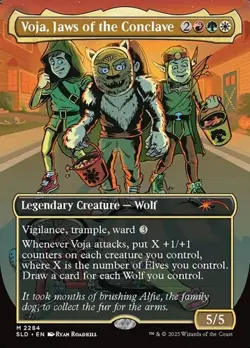Voja, Jaws of the Conclave - Extended Art SLD NM MTG - Image 1