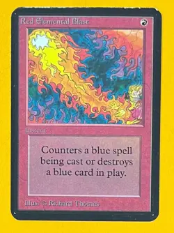 MTG RED ELEMENTAL BLAST Alpha (OldManMTG 008-181) - Image 1