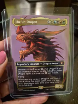 The Ur-Dragon (Borderless) Commander Masters Regular - Image 1
