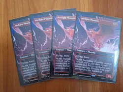 4x Arclight Phoenix RVR 427 Anime Borderless Rare Ravnica Remastered NM x4 MTG - Image 1