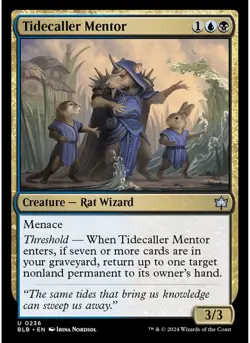 Tidecaller Mentor 236 MTG NM - Bloomburrow - Image 1