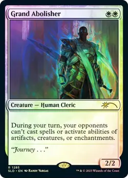 1x NM FOIL Grand Abolisher MTG Secret Lair SV - Image 1