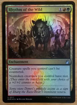 Rhythm of the Wild U 287 Non-Foil NM MTG Commander: The Lost Caverns of Ixalan - Image 1